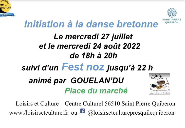 Initiation à la danse bretonne été 2022