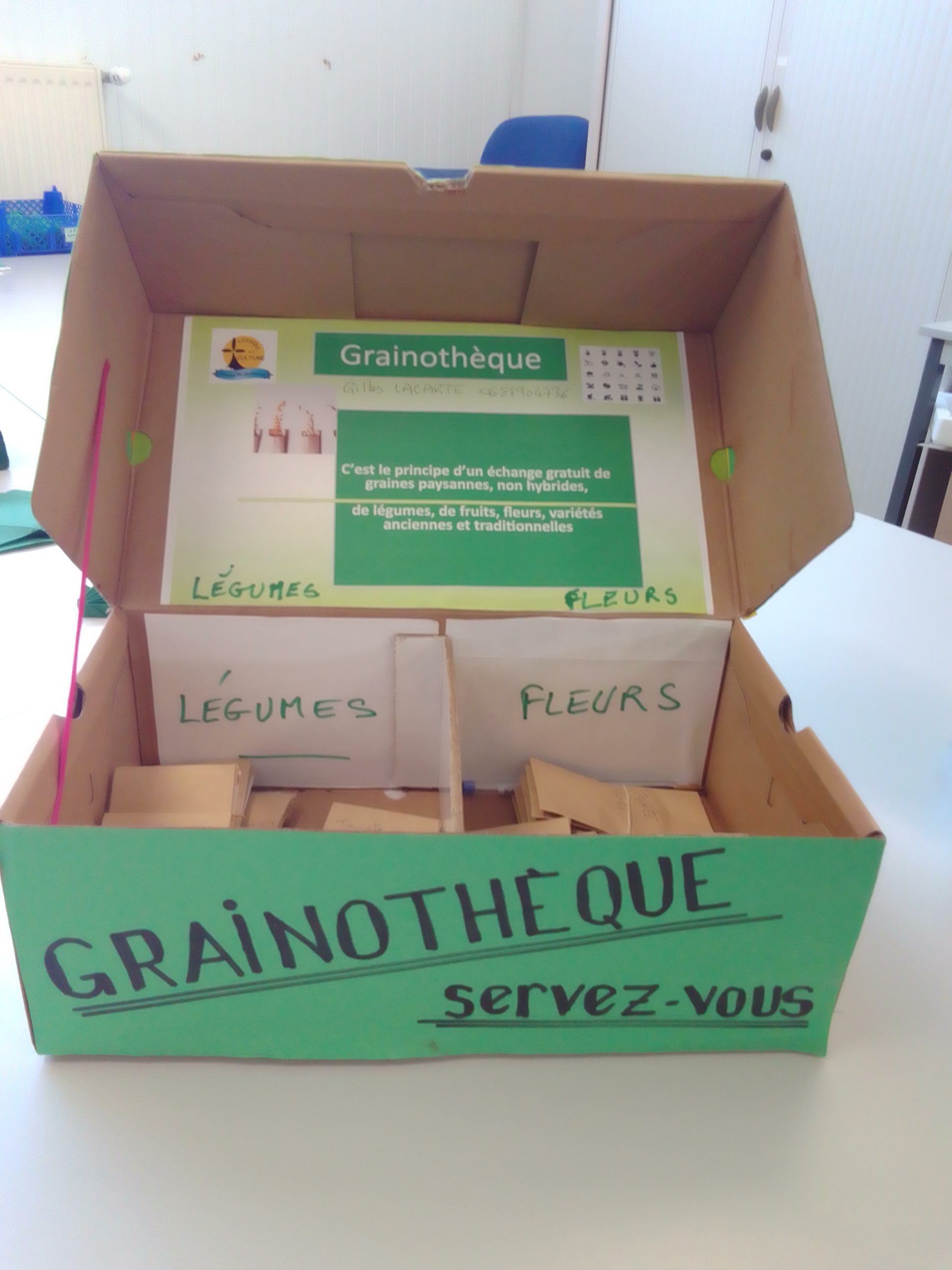 Grainothèque, les semis sont arrivés