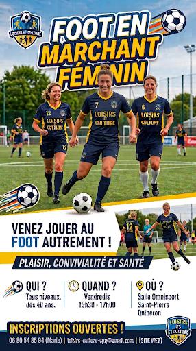 Foot en marchant féminin